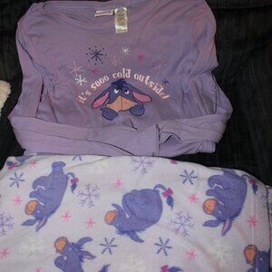 Disney Eeyore Pajamas - Junior Size Large